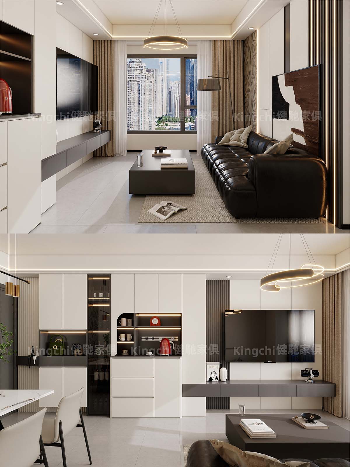 餐边柜尺寸怎么定？KingChi 健驰热门款式 + 细节设计秘籍