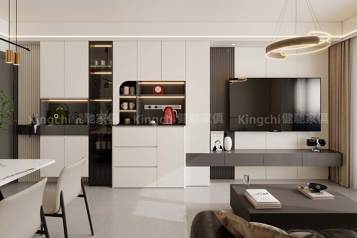 餐边柜尺寸怎么定？KingChi 健驰热门款式 + 细节设计秘籍
