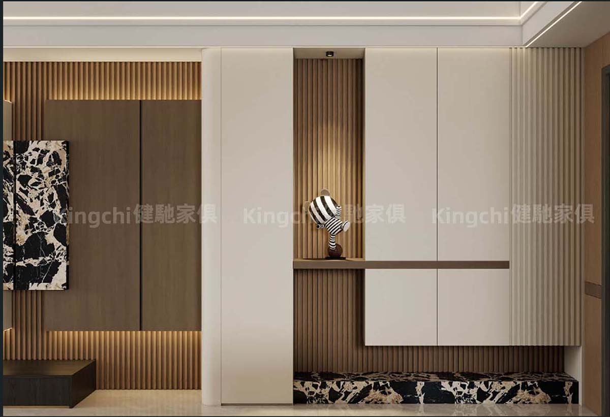 多功能玄关柜设计技巧：KingChi健驰家俱厂款式精选