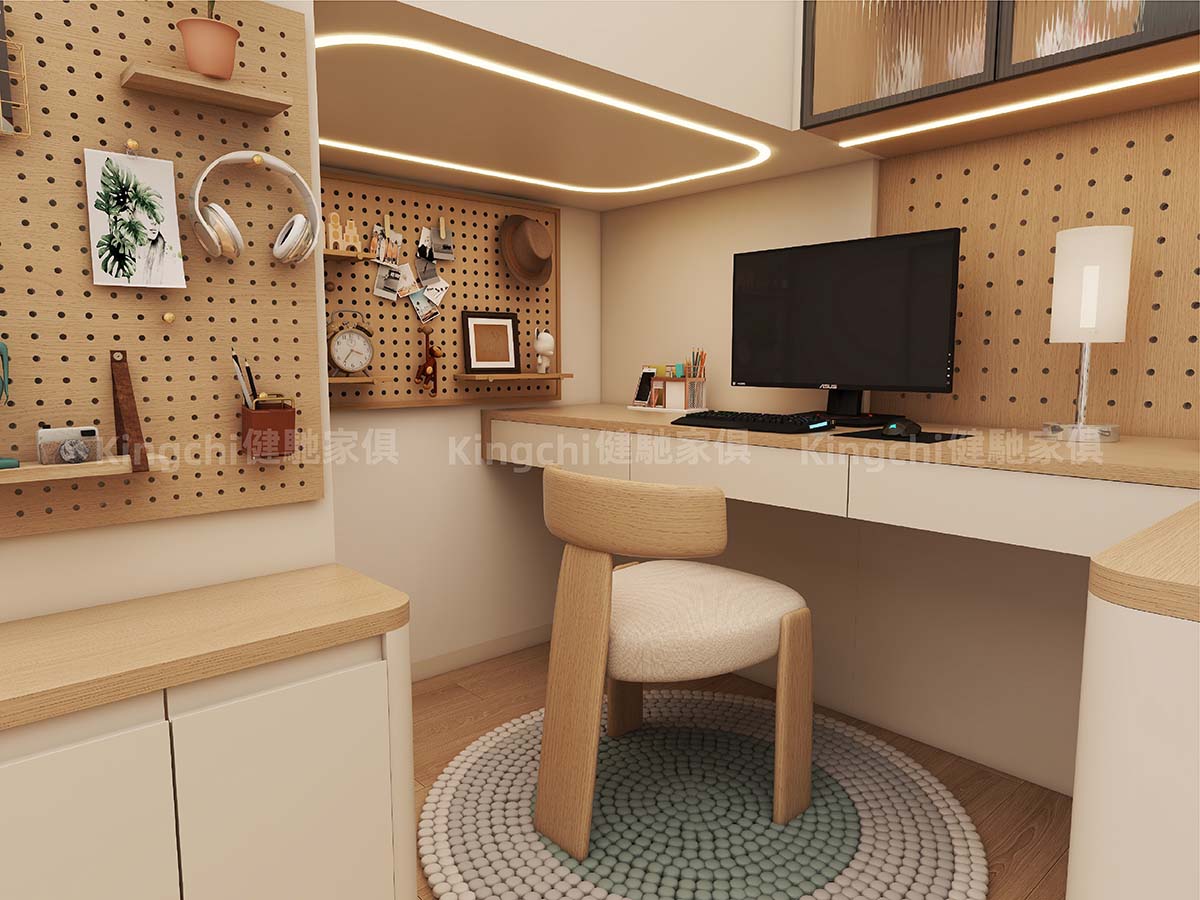 原木風格廳隔房-上床帶陽台超級有創意