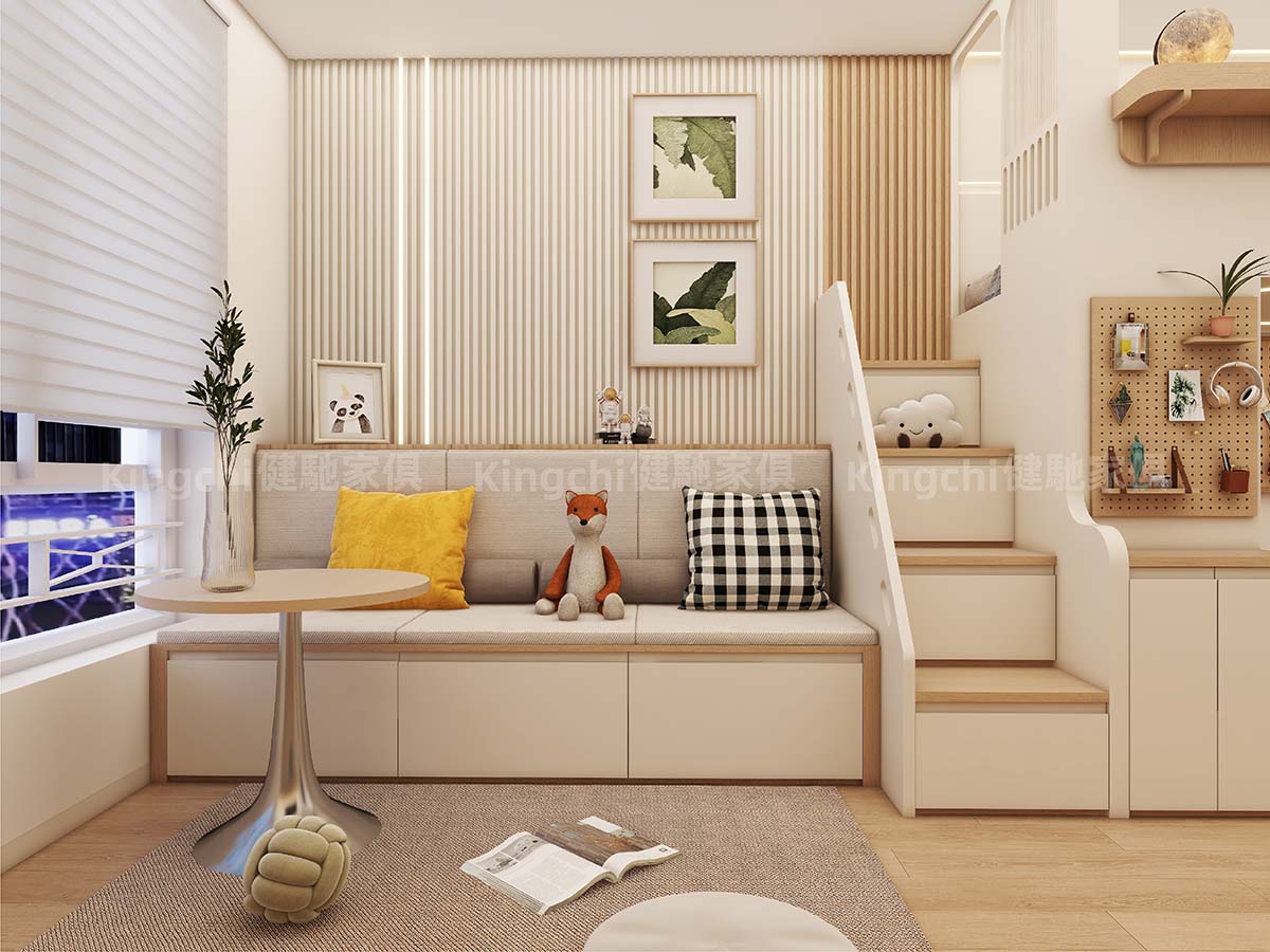 原木風格廳隔房-上床帶陽台超級有創意