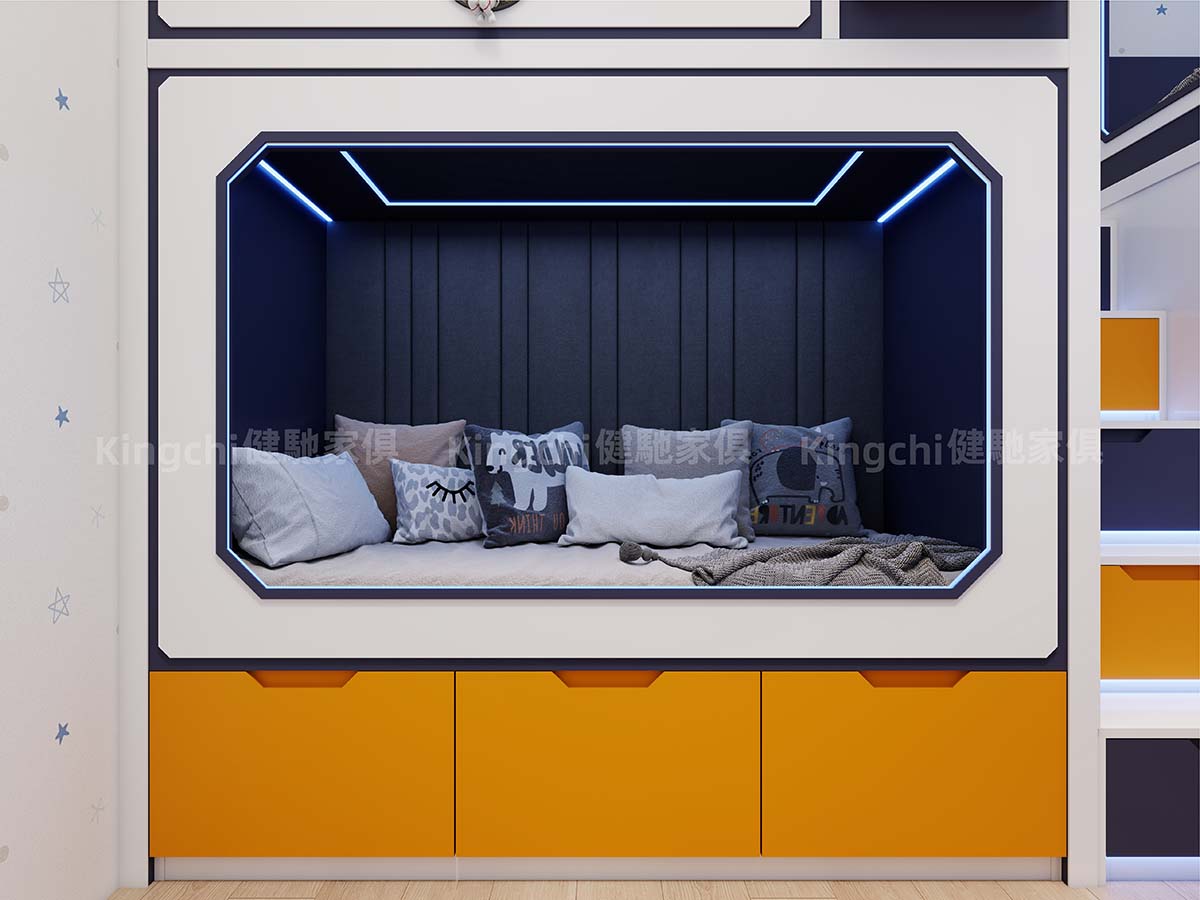 兒童房三床-滿足小朋友太空科幻夢