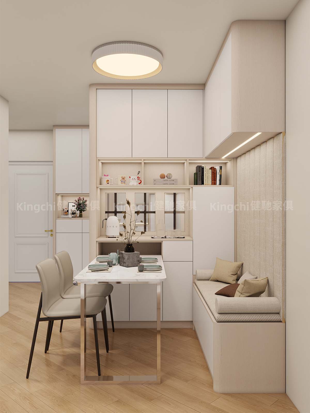 3-4人單位-廳房合一收納超Easy