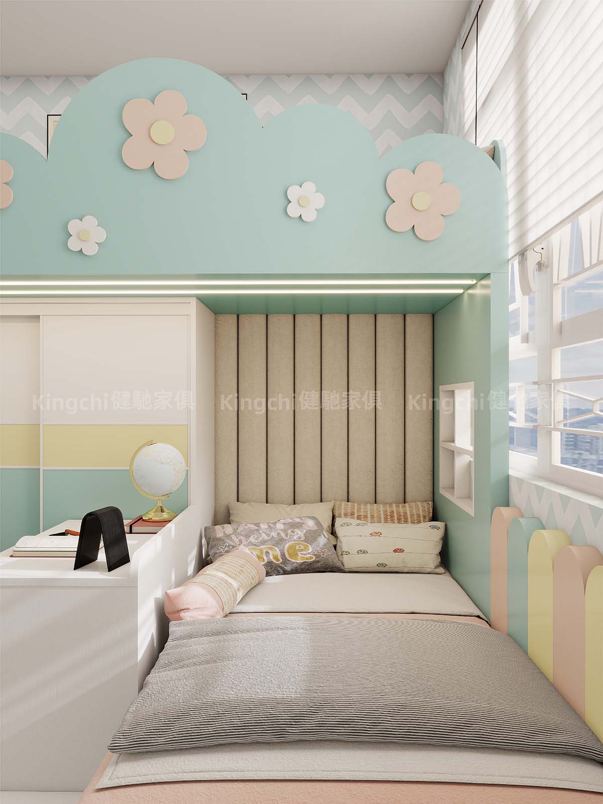 兒童房-起身做功課方便無得彈