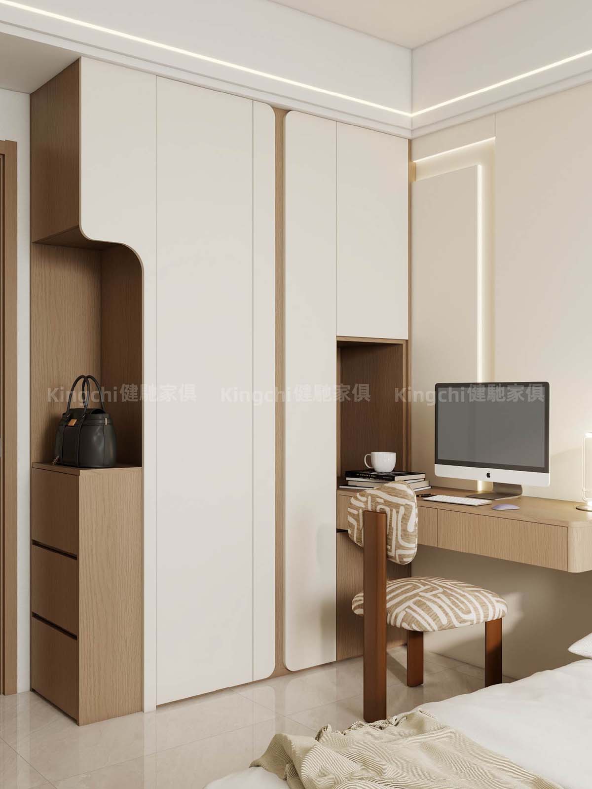 新加坡兀南四房HDB-1100尺全屋意式轻奢风