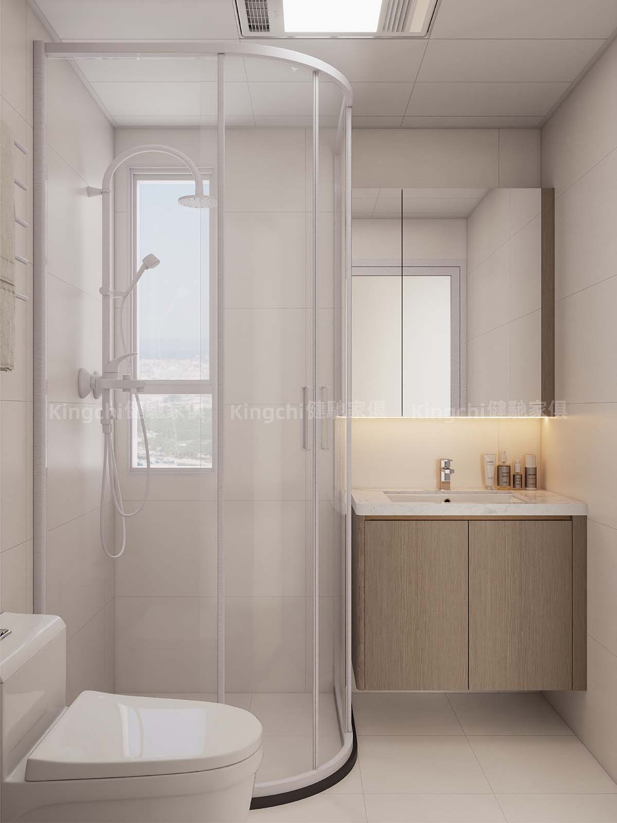 新加坡三房BTO户型-750呎原木风4-5人單位案例