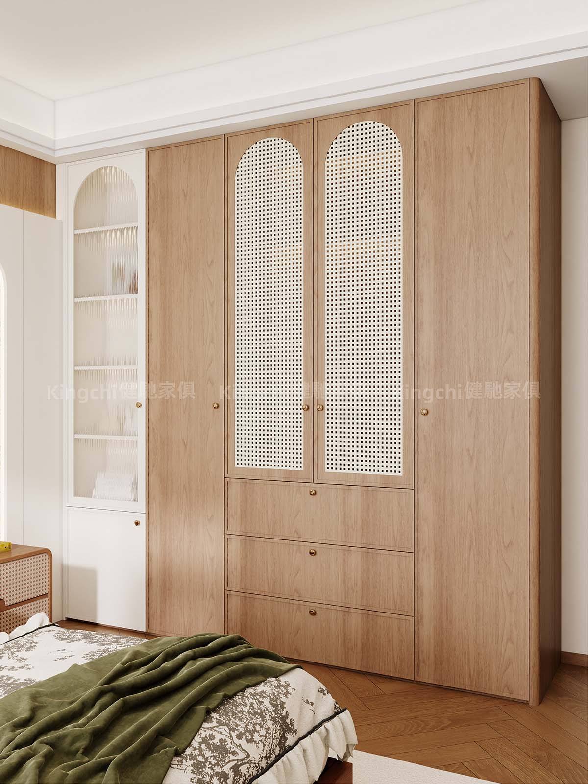 新加坡四房HDB-850尺中古原木风格全屋设计