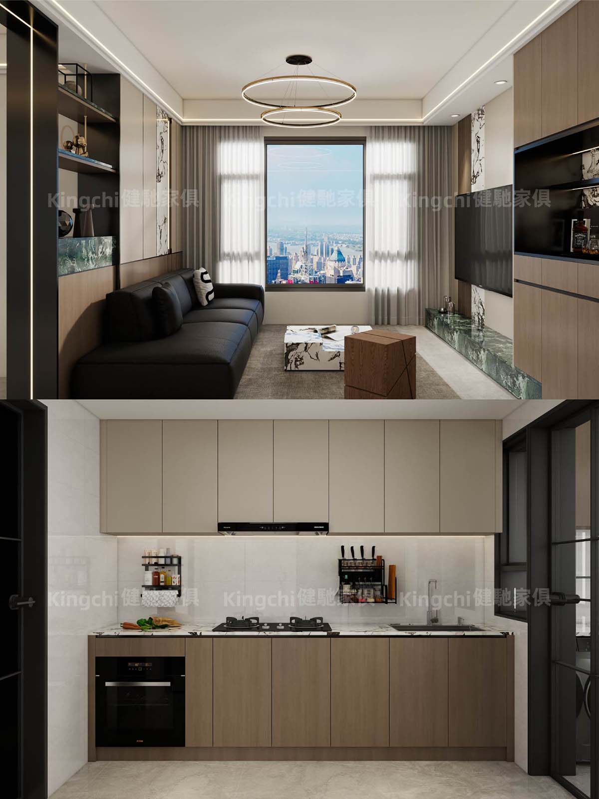 这套新加坡三房 HDB 面积 750 平方英尺