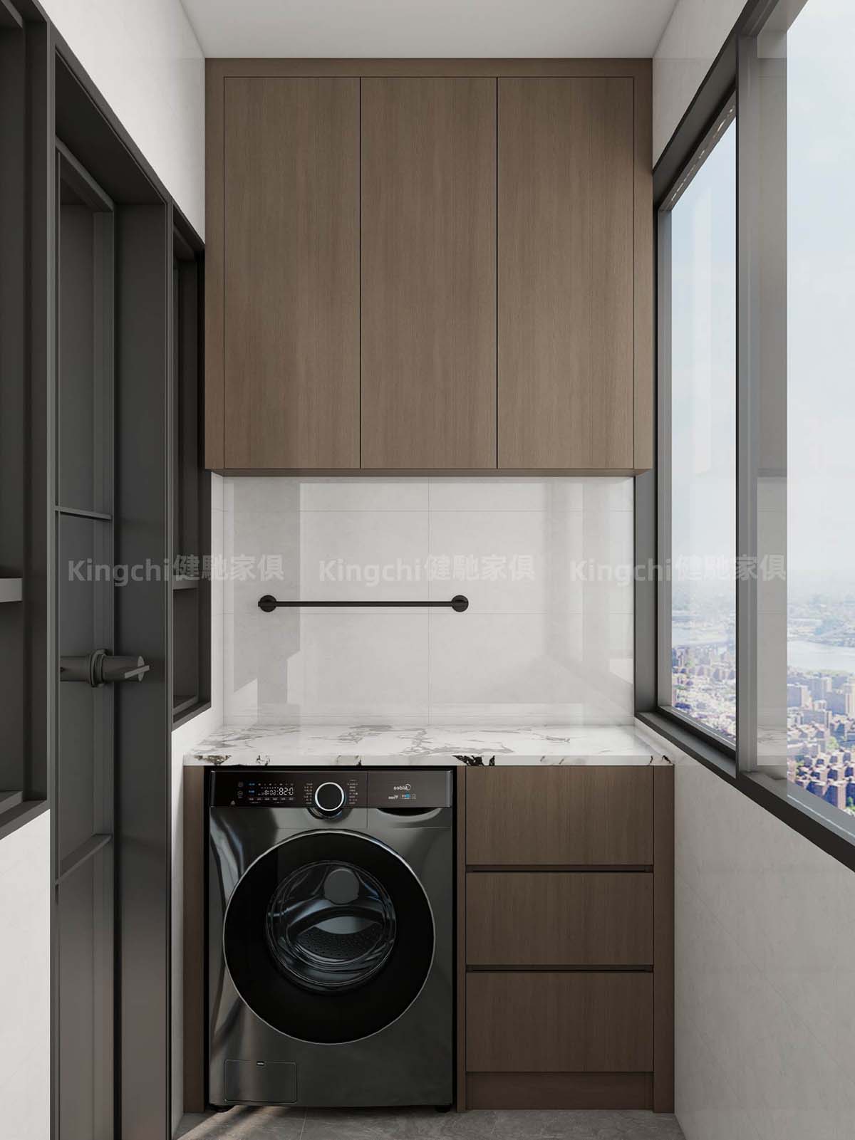 这套新加坡三房 HDB 面积 750 平方英尺