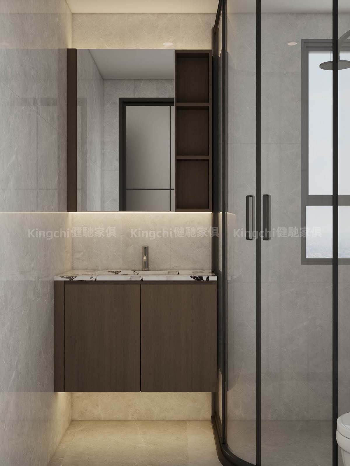 这套新加坡三房 HDB 面积 750 平方英尺