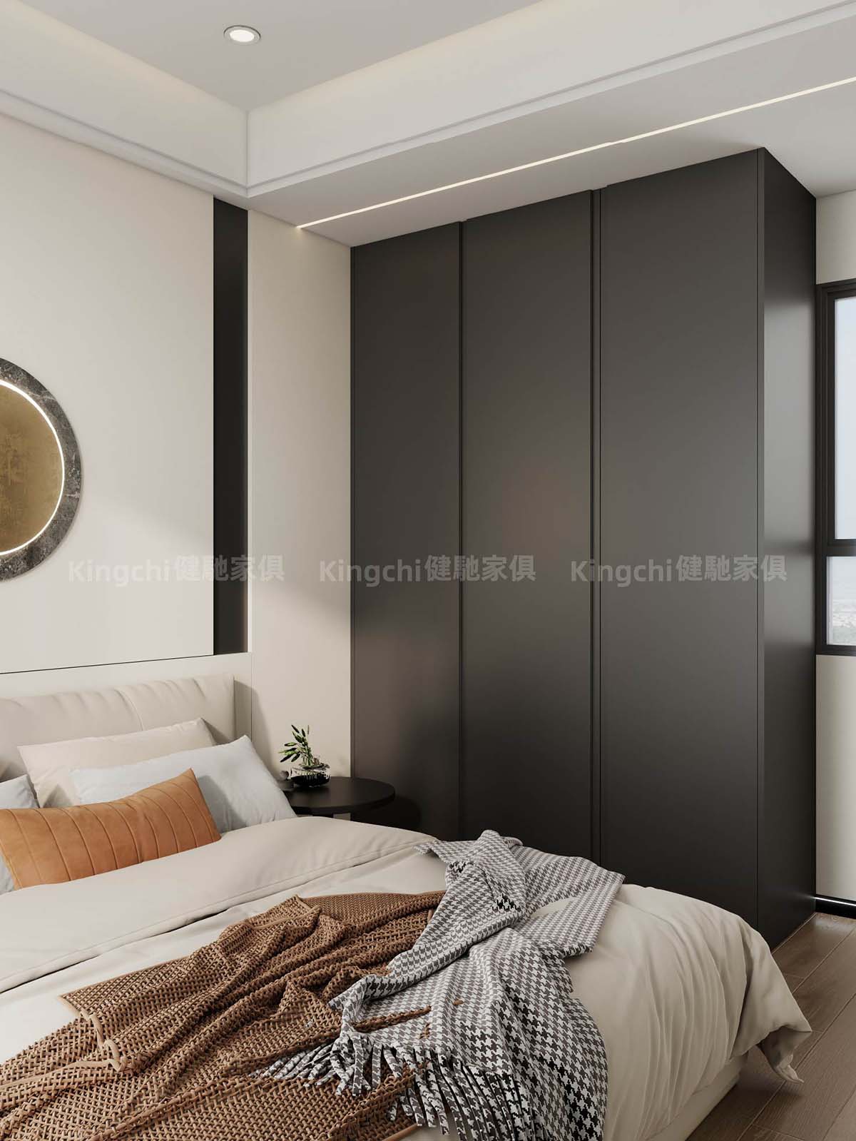 新加坡四房HDB-750尺现代黑白风设计