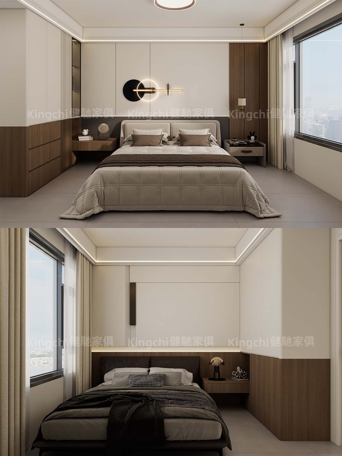 新加坡850尺四房HDB主打现代风格