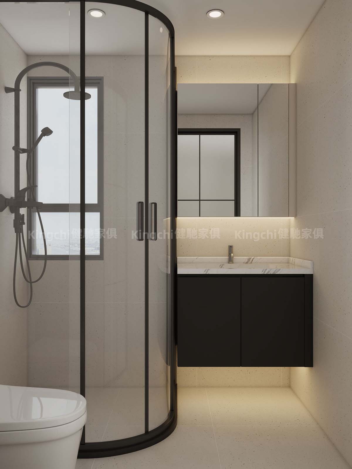 新加坡三房HDB 750尺现代风格设计