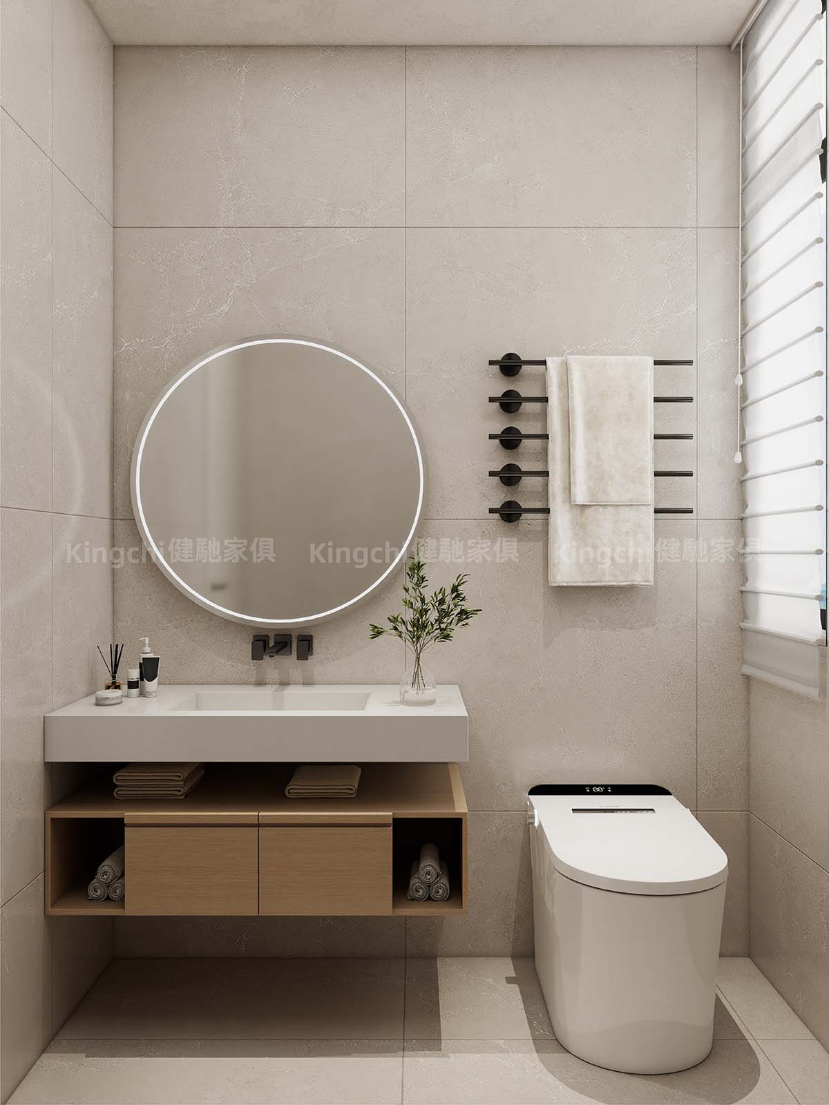 新加坡Tampines Quartz 950尺五房HDB主打现代简约风格