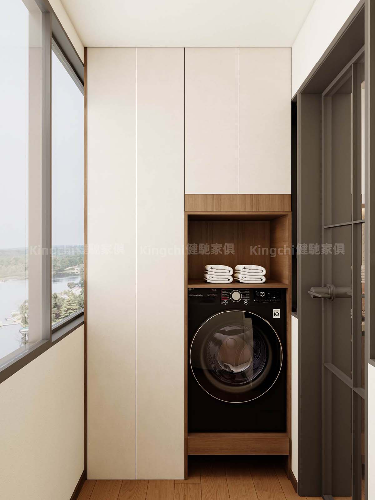 新加坡750尺四房HDB新中式风格全屋设计