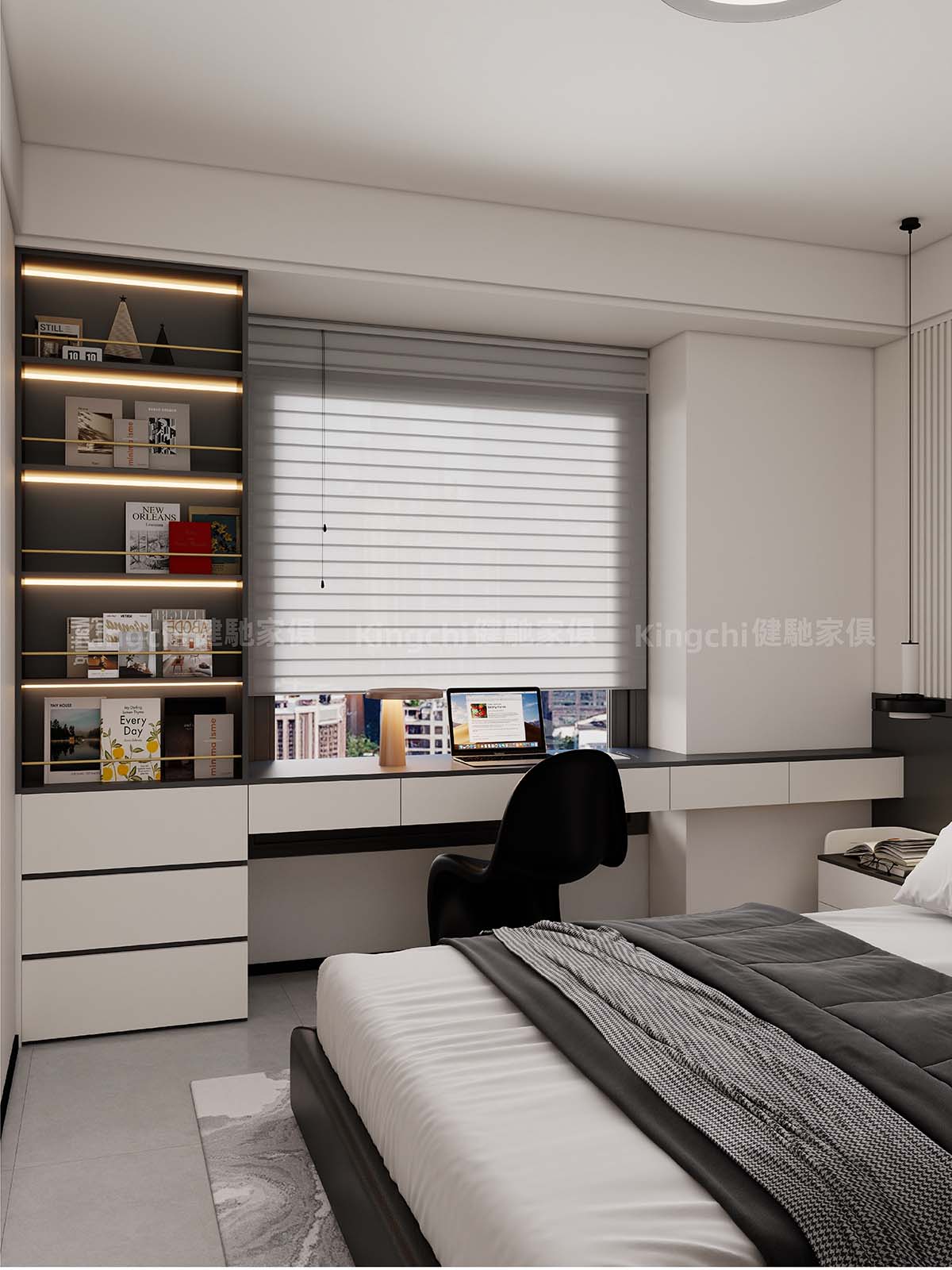 新加坡三房BTO户型750呎简约风4-5人单位案例