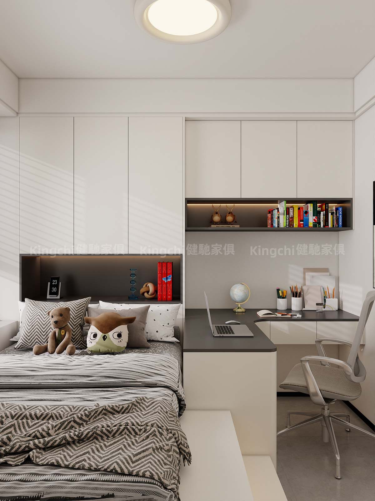 新加坡三房BTO户型750呎简约风4-5人单位案例